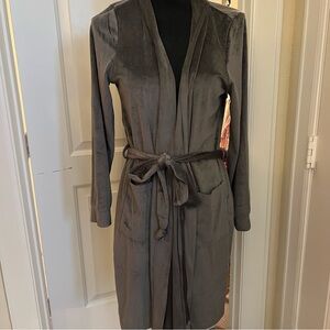 Juicy Gray Belted Robe
